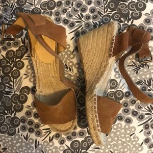 Corsica Espadrille Wedges In Suede